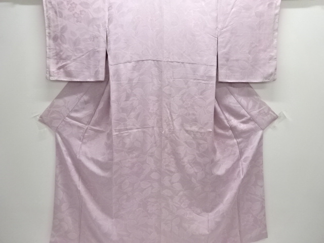 草花模様小紋着物